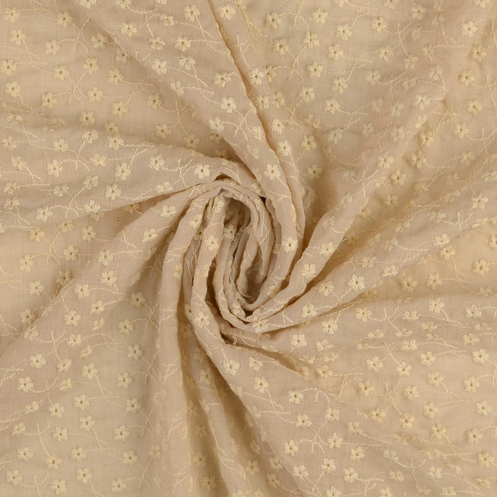 Cotton voile embroidery