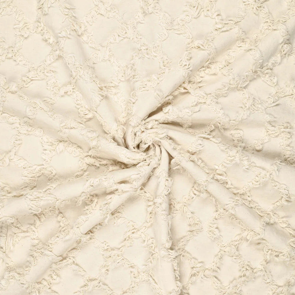 Ruffled diamonds cotton